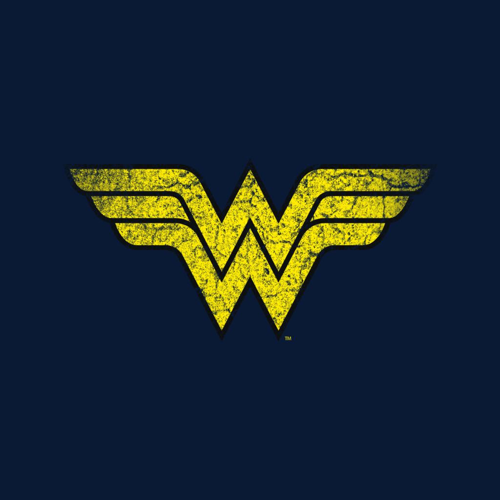 Wonder Woman Faded Yellow Logo Women's Sweatshirt product image 2