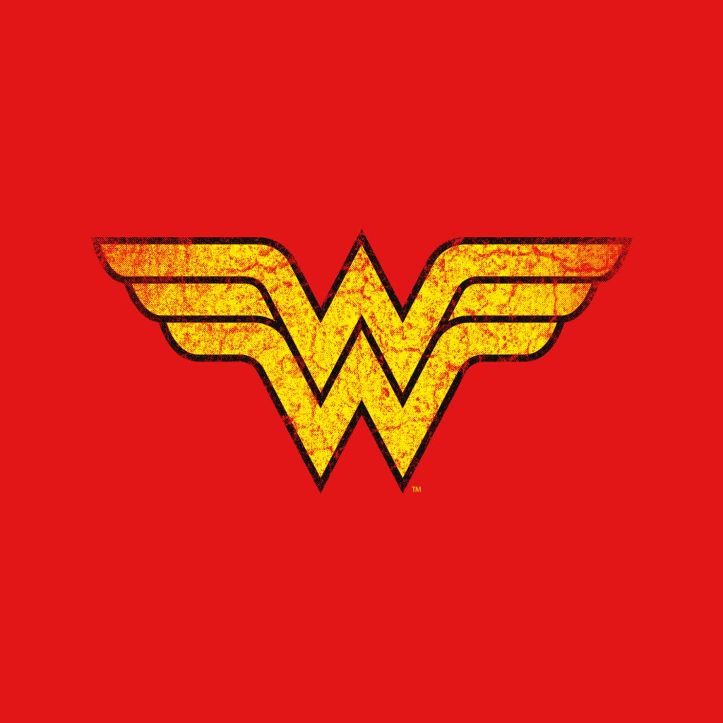 Wonder Woman Faded Yellow Logo Women's Sweatshirt product image 5