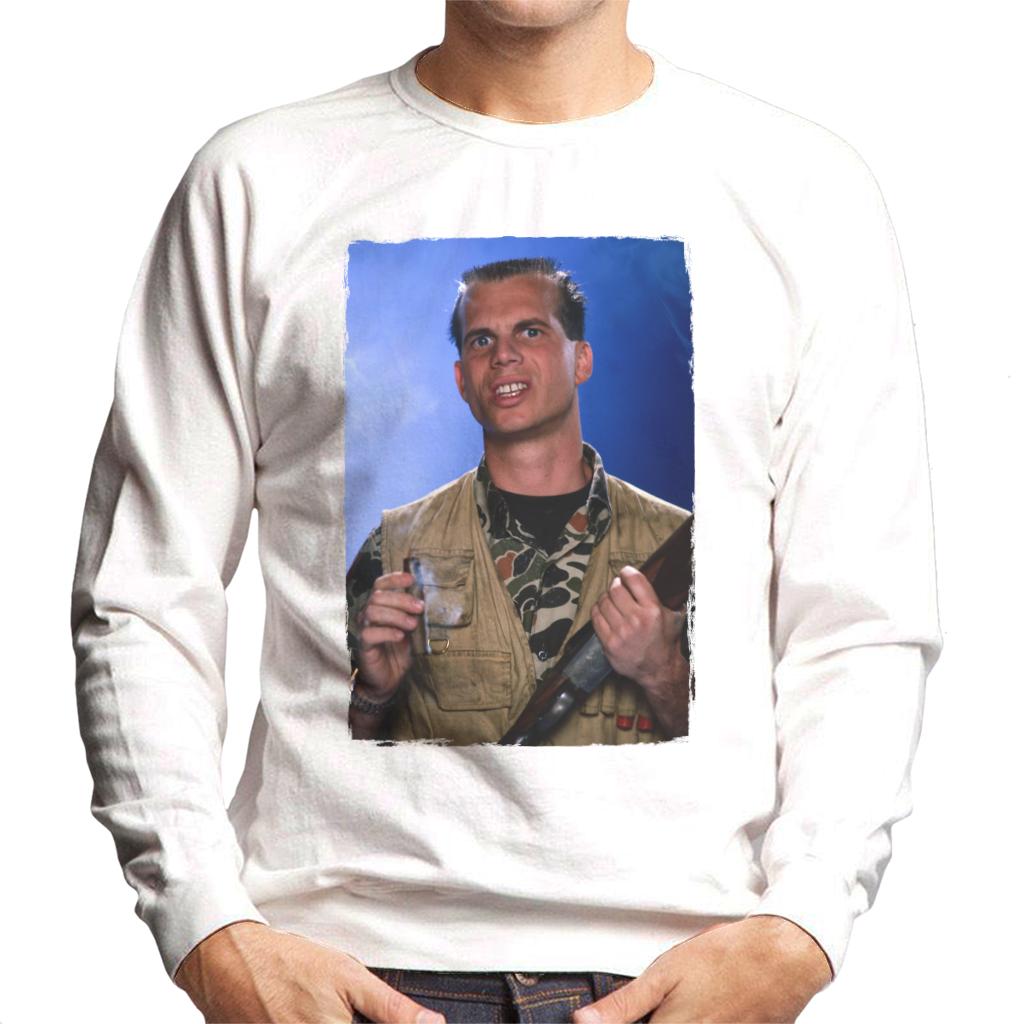 Weird Science Chet Donnelly Smoking Cigar Men's Sweatshirt product image 1