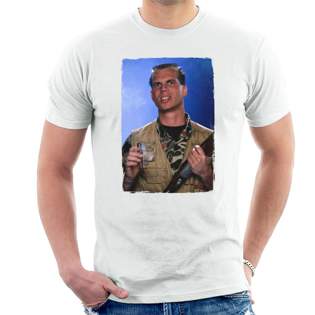 Weird Science Chet Donnelly Smoking Cigar Men's T-Shirt product image 1