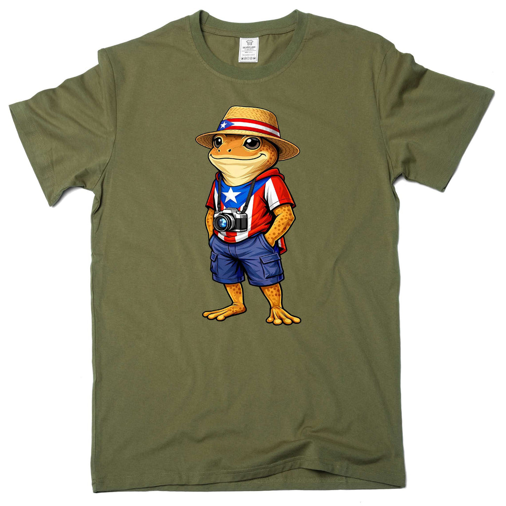 Patriotic native Coqui Frog Puerto Rico Flag Rican Taino product image 4