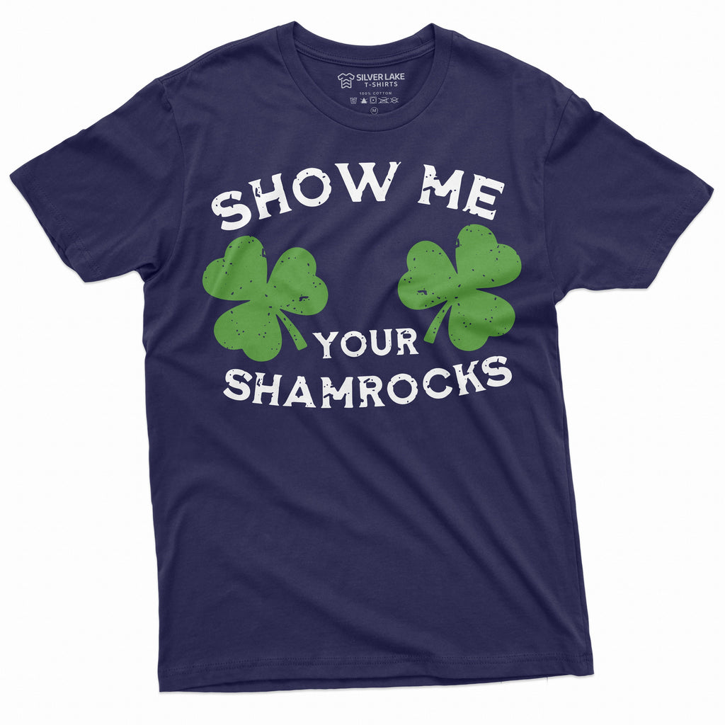 Men's Funny St. Patrick's day Show me your Shamrocks product image 3