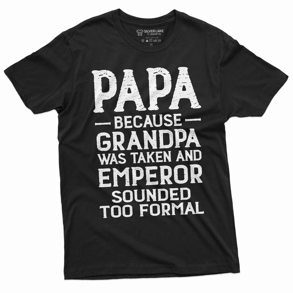 Men's funny Papa Grandpa Tee shirt Grandfather gifts product image 3