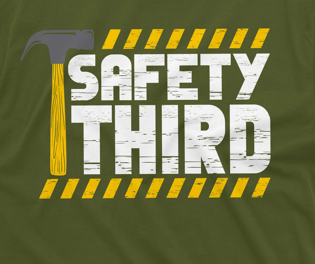 Men's 4th of July Funny Safety third T-shirt fireworks product image 2