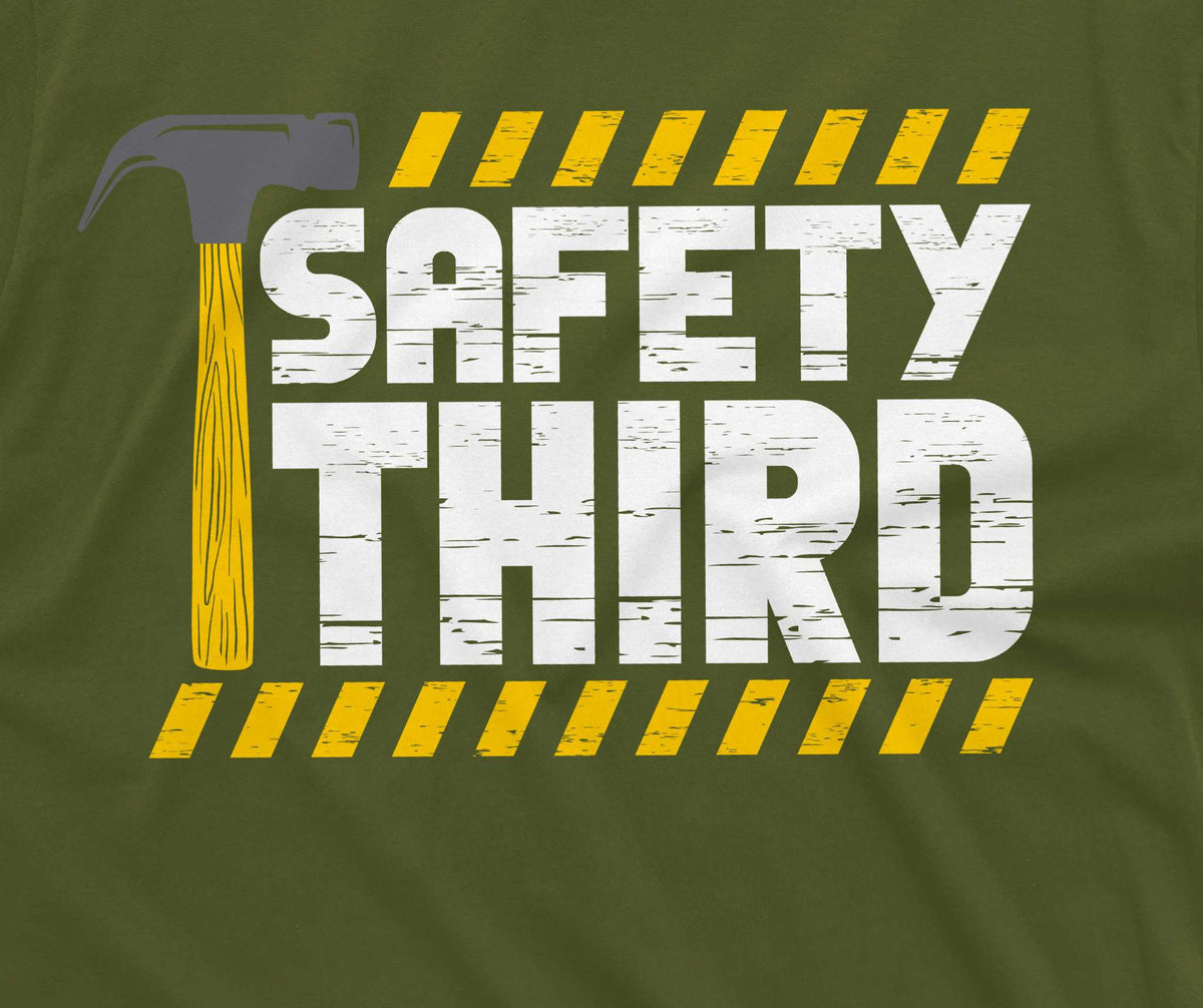 Men's 4th of July Funny Safety third T-shirt fireworks product image 2