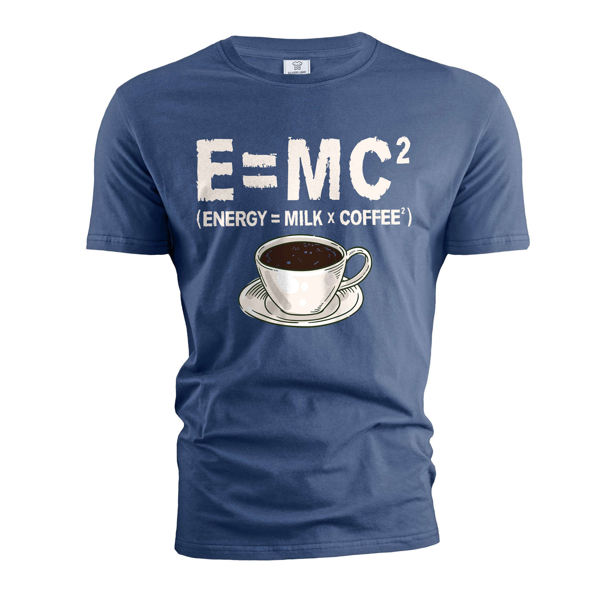 Funny Energy milk coffee science T-shirt Mass–energy product image 2