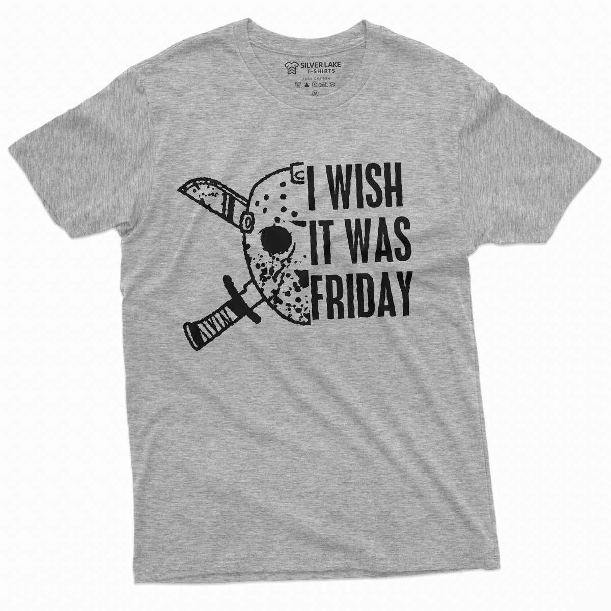 Men's Jason I Wish it Was Friday Tee Shirt Halloween Horror product image 9