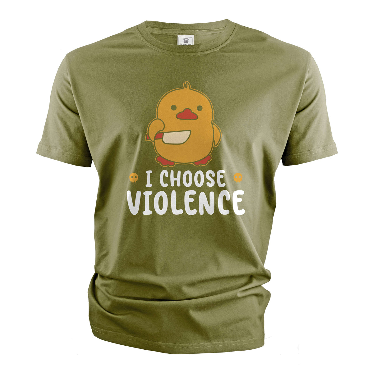 Men's Funny chick with knife T-shirt Birthday gift cute product image 3