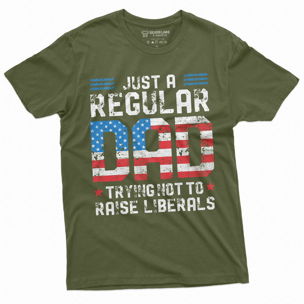 Men's Father's Day T-shirt Anti Liberal Republican Dad Gift product image 11