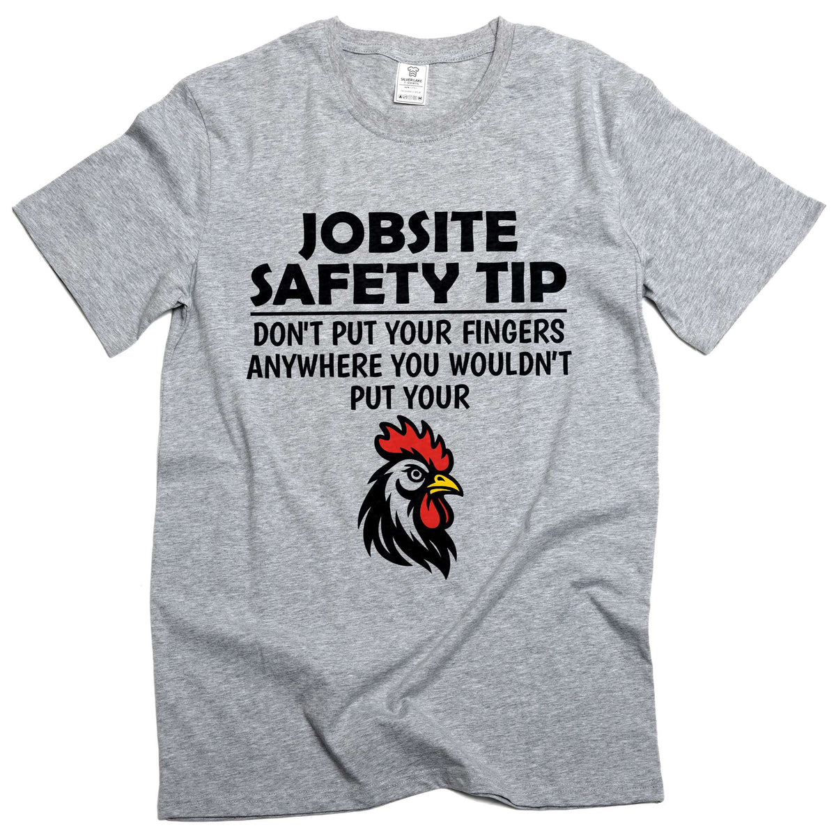 Men's Jobsite Safety T-shirt Humor Humorous Funny Saying product image 5