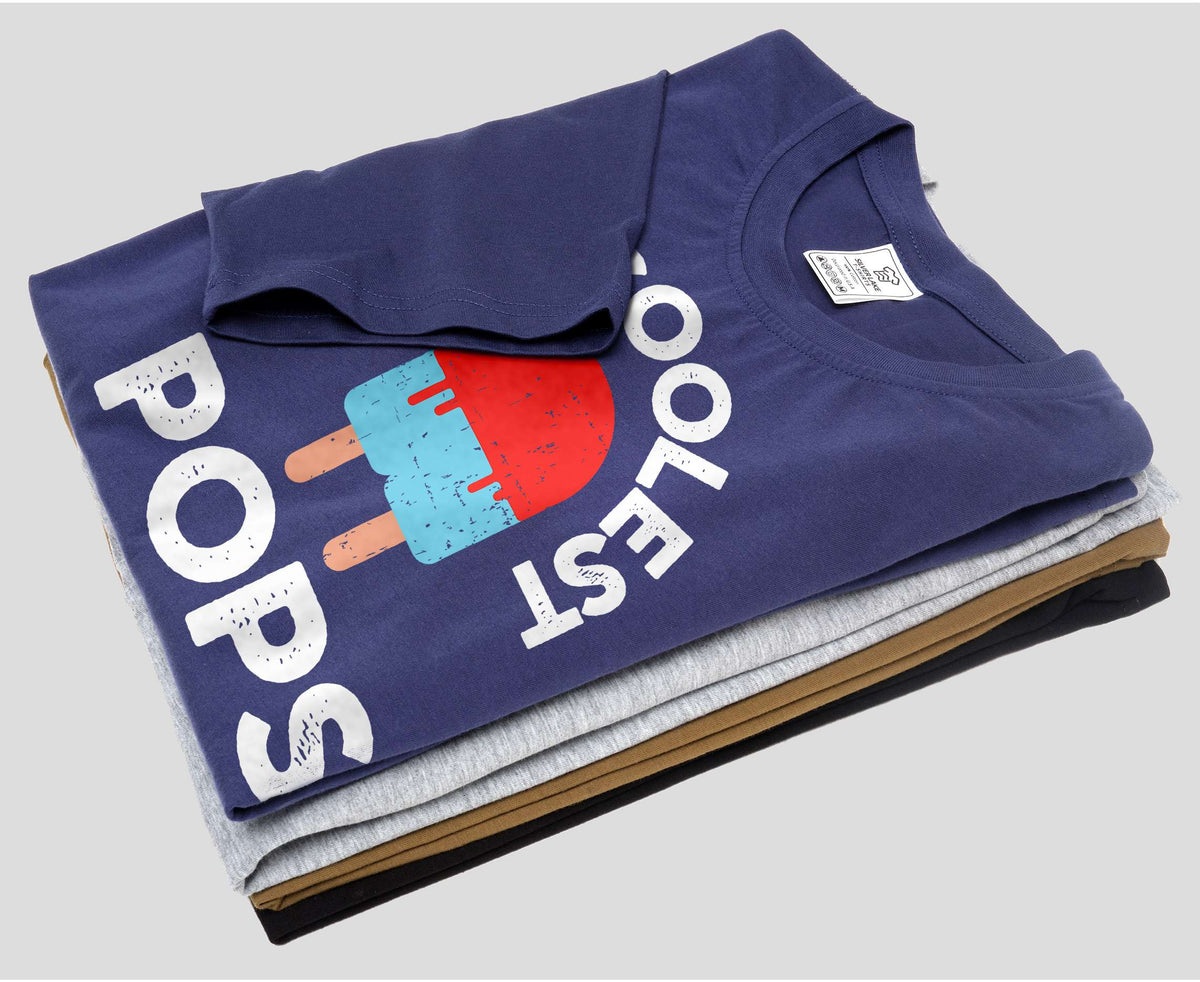 Men's Coolest Pops T-shirt, Grandpa Funny gifts, Papa product image 6