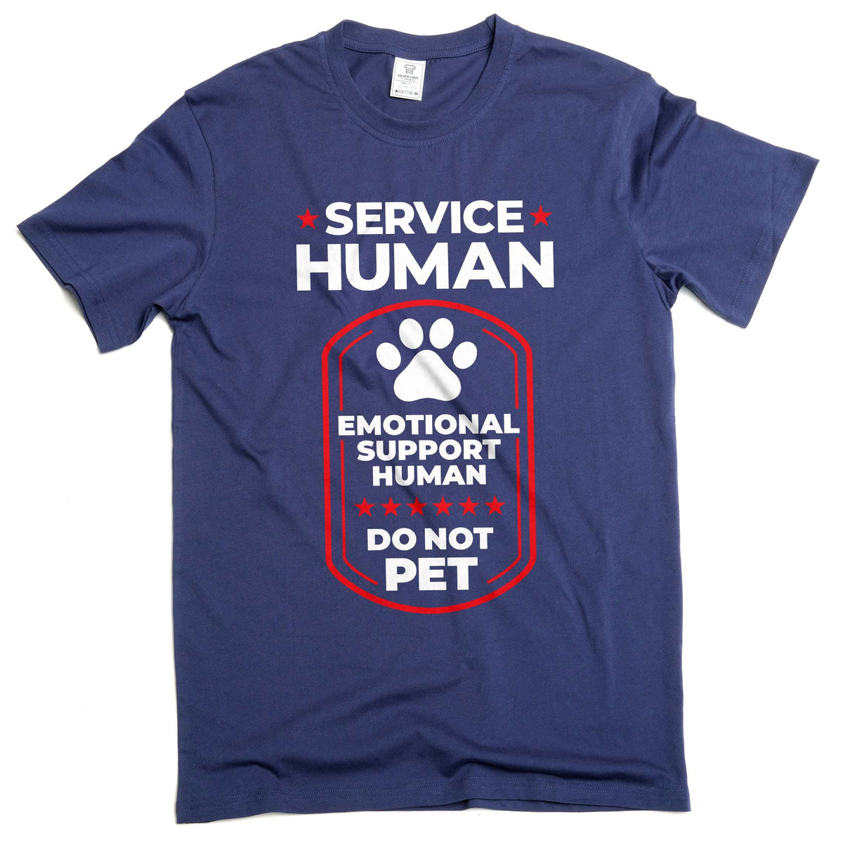 Men's Service Human Shirt Emotional Support Tee Funny product image 3