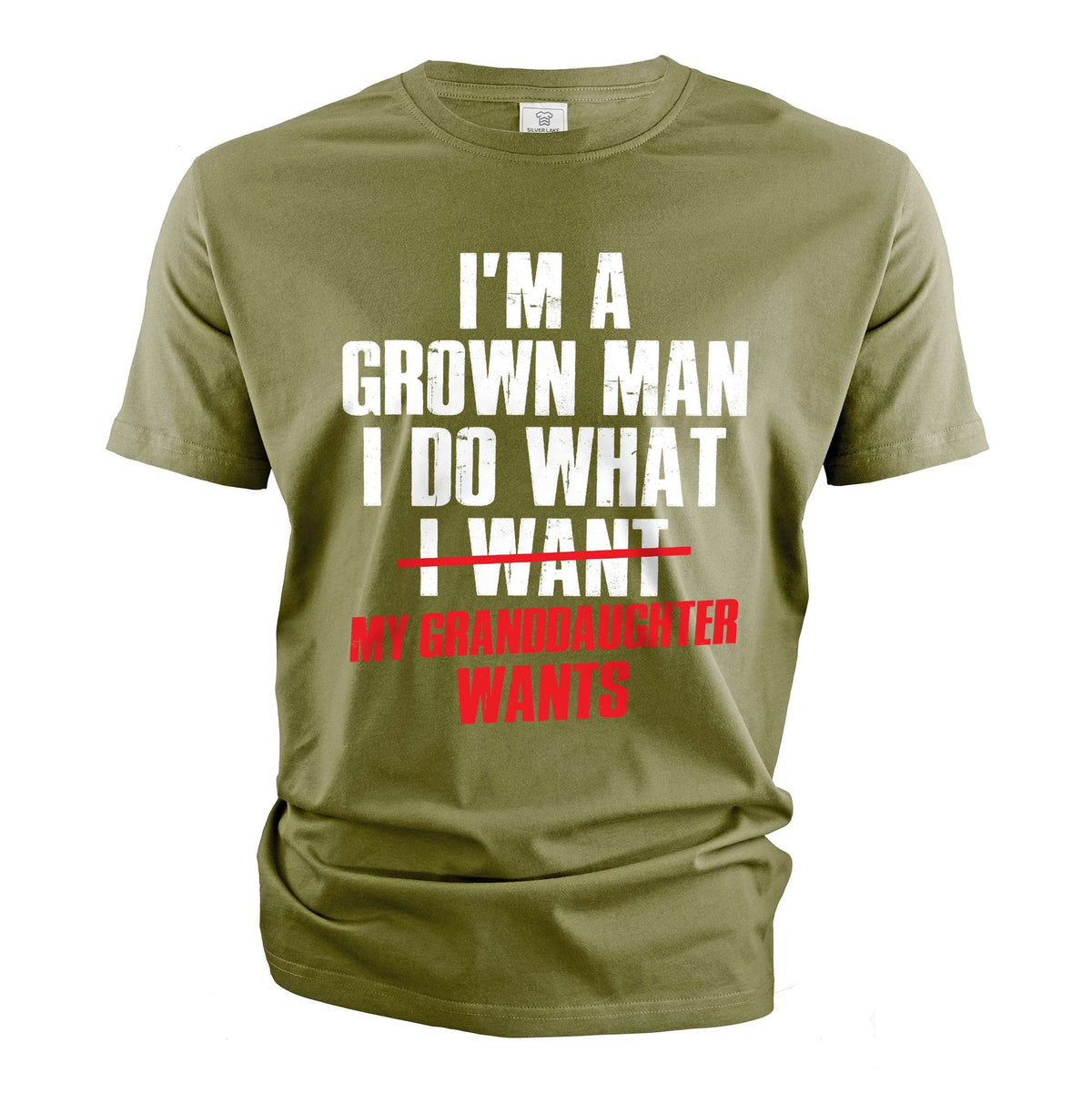 Grown Man My Granddaughter Wants grandpa funny T-Shirt papa product image 4
