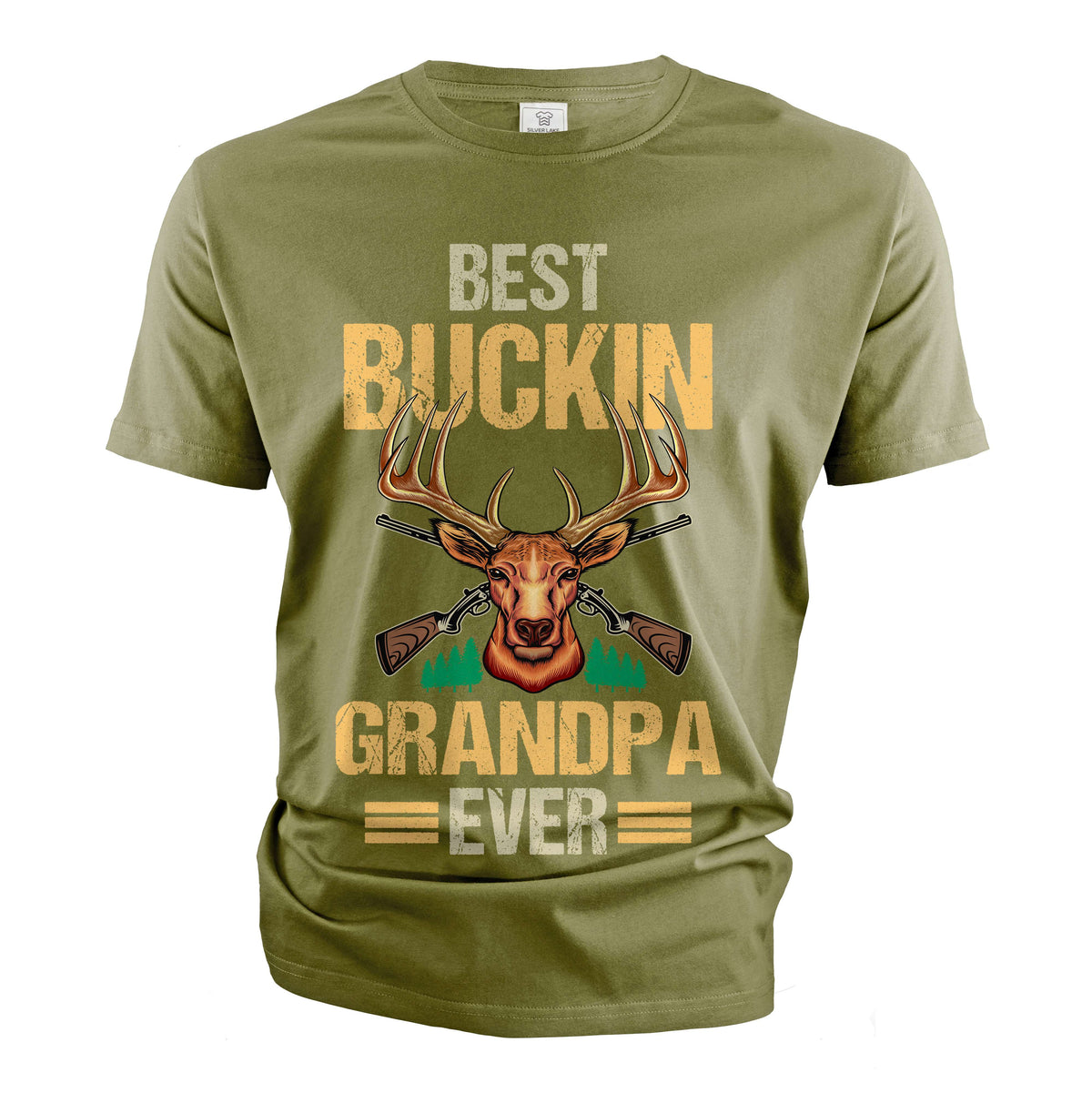Men's Best Grandpa T-shirt buckin' tee shirt Father's day product image 4
