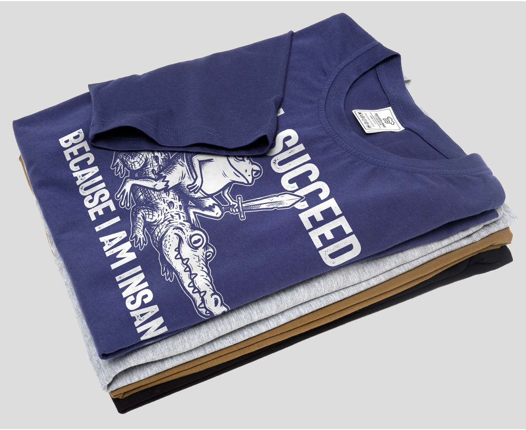 I Will Succeed Because I Am Insane Shirt, Funny Frog product image 3