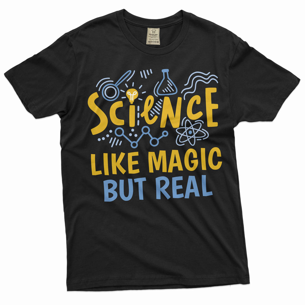 Funny Science T-shirt like magic but real nerd geek gift product image 1