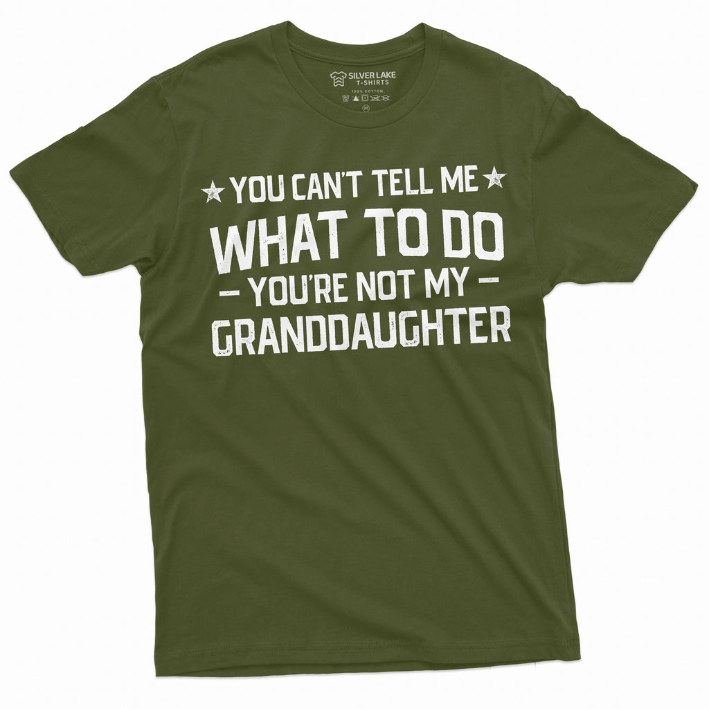 Grandpa T-shirt you cant tell me what to do aren't my Grand product image 4