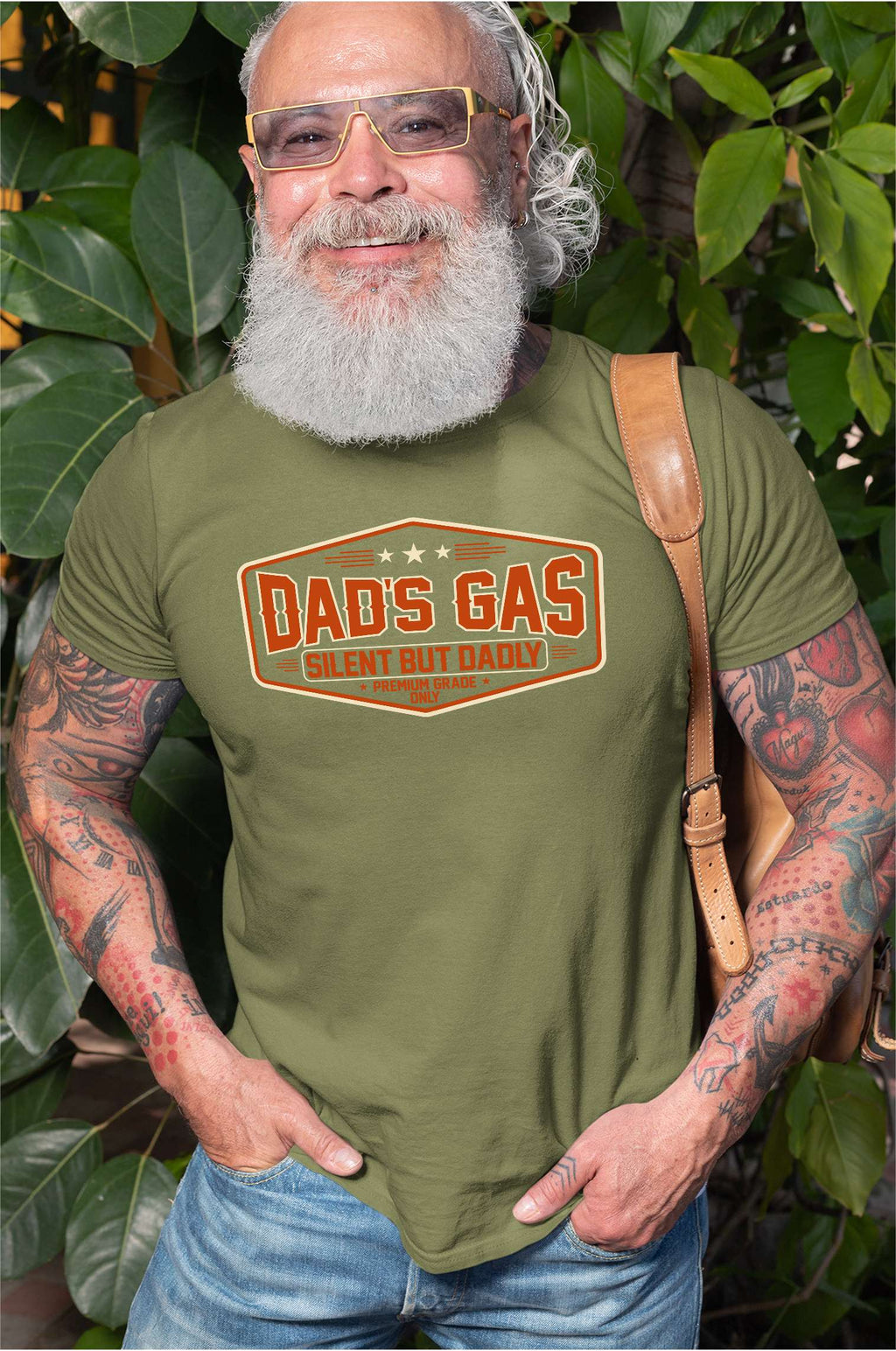 Funny Dad's Gas T-shirt humorous Father's day dad farter product image 3