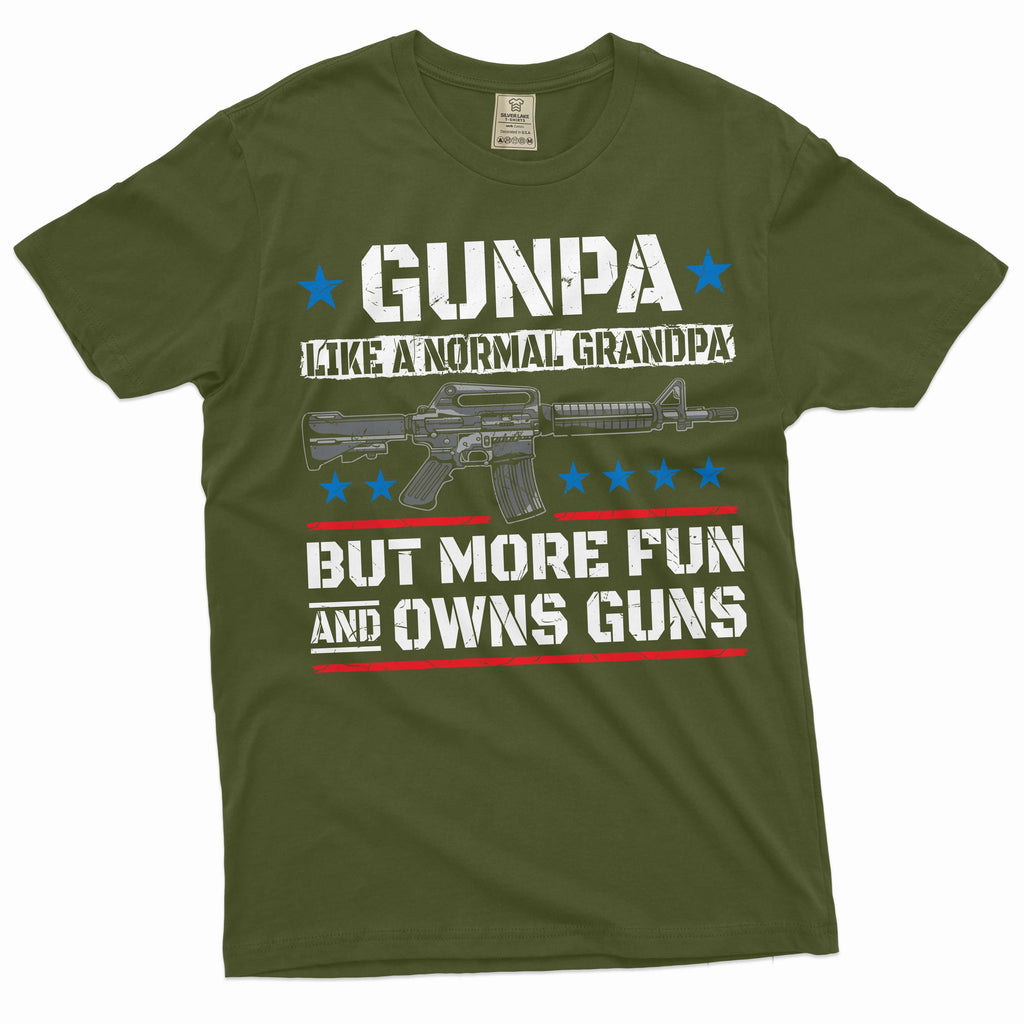 Men's Gunpa Shirt Grandpa Gun Tee Grandfather AR-15 2nd product image 4