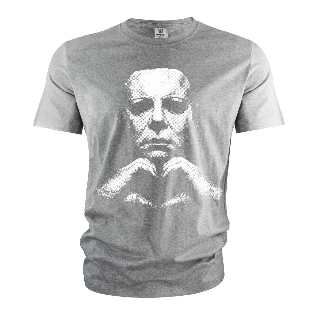 Masked Horror Shirt Heart Hands Scary Slasher Myers love product image 5