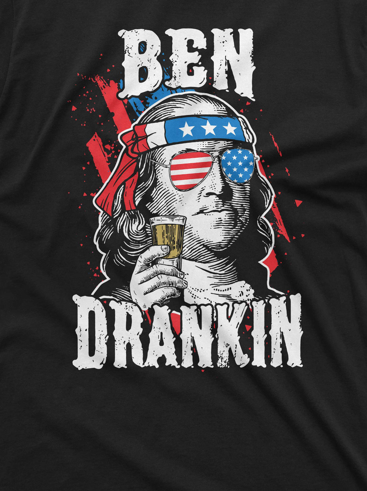 Men's Funny Drinking Ben Drankin Tee shirt Benjamin product image 2