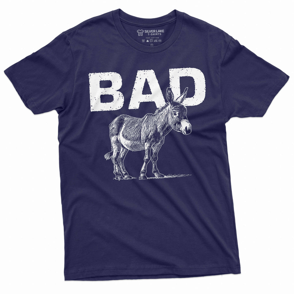 Men's Funny Badass T-shirt donkey tee shirt humorous product image 3
