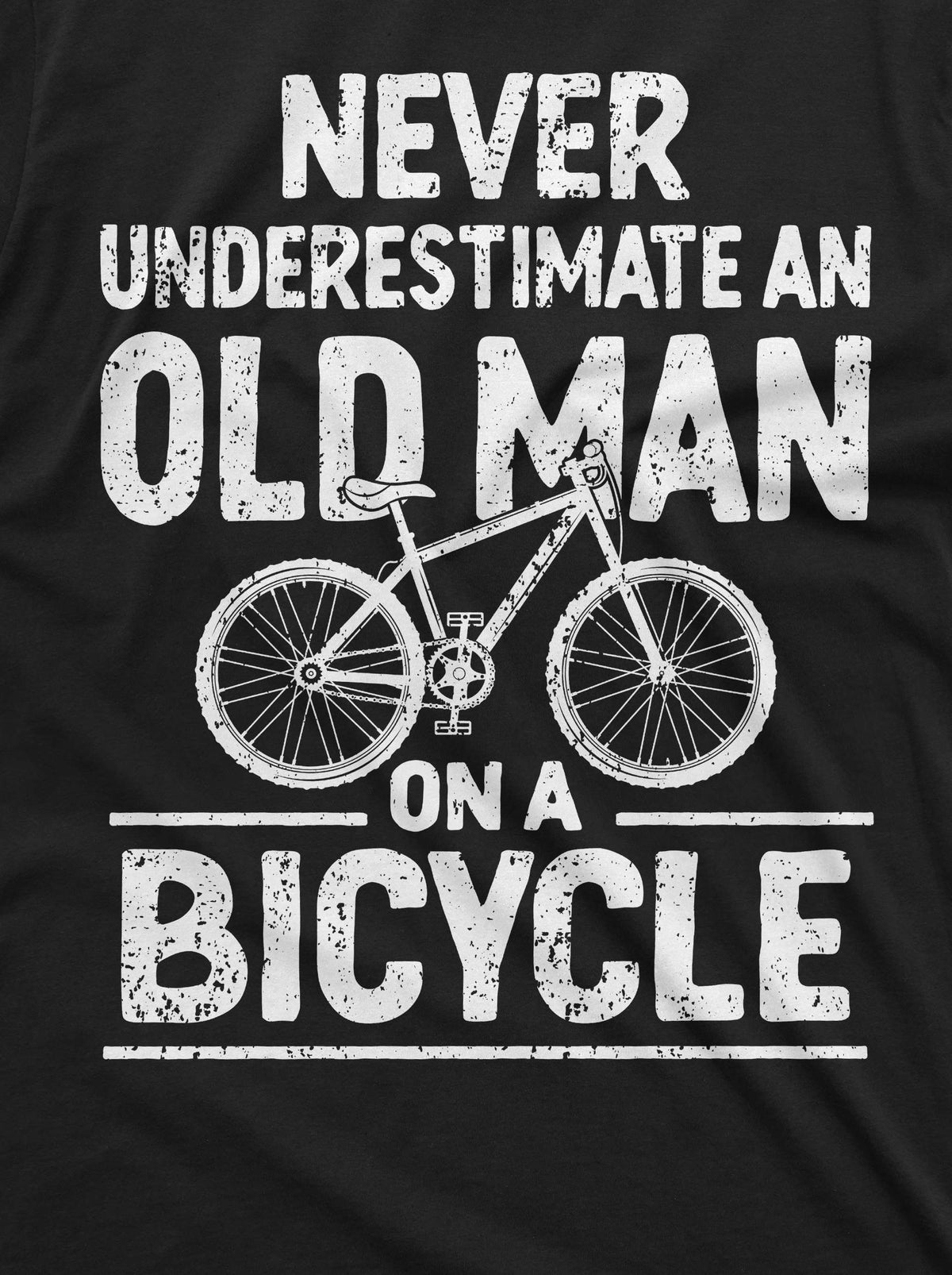Men's Funny Grandpa Papa Bicycle T-shirt Biker bike product image 2