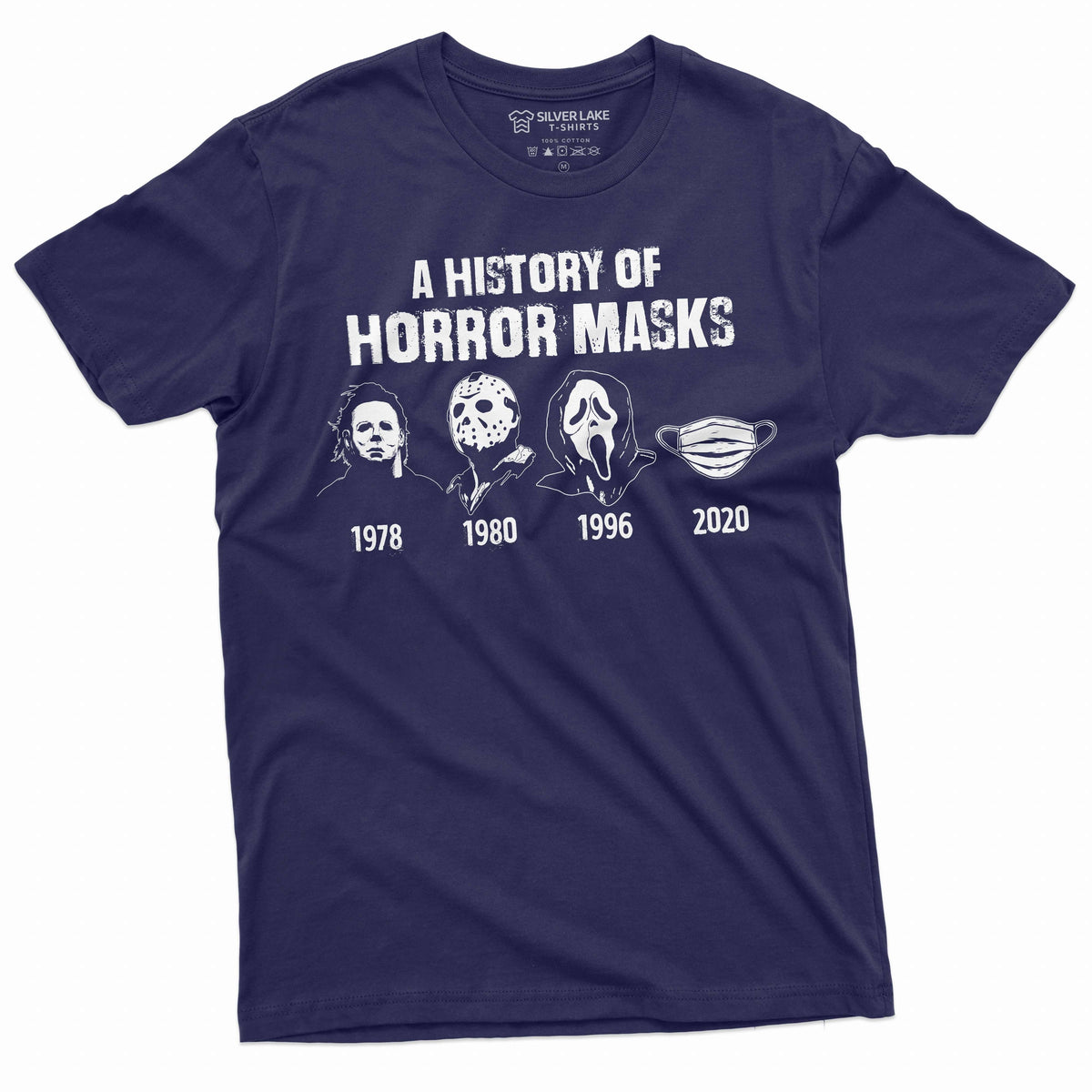 A History Of Horror Masks Shirt Halloween Movie Inspired product image 3