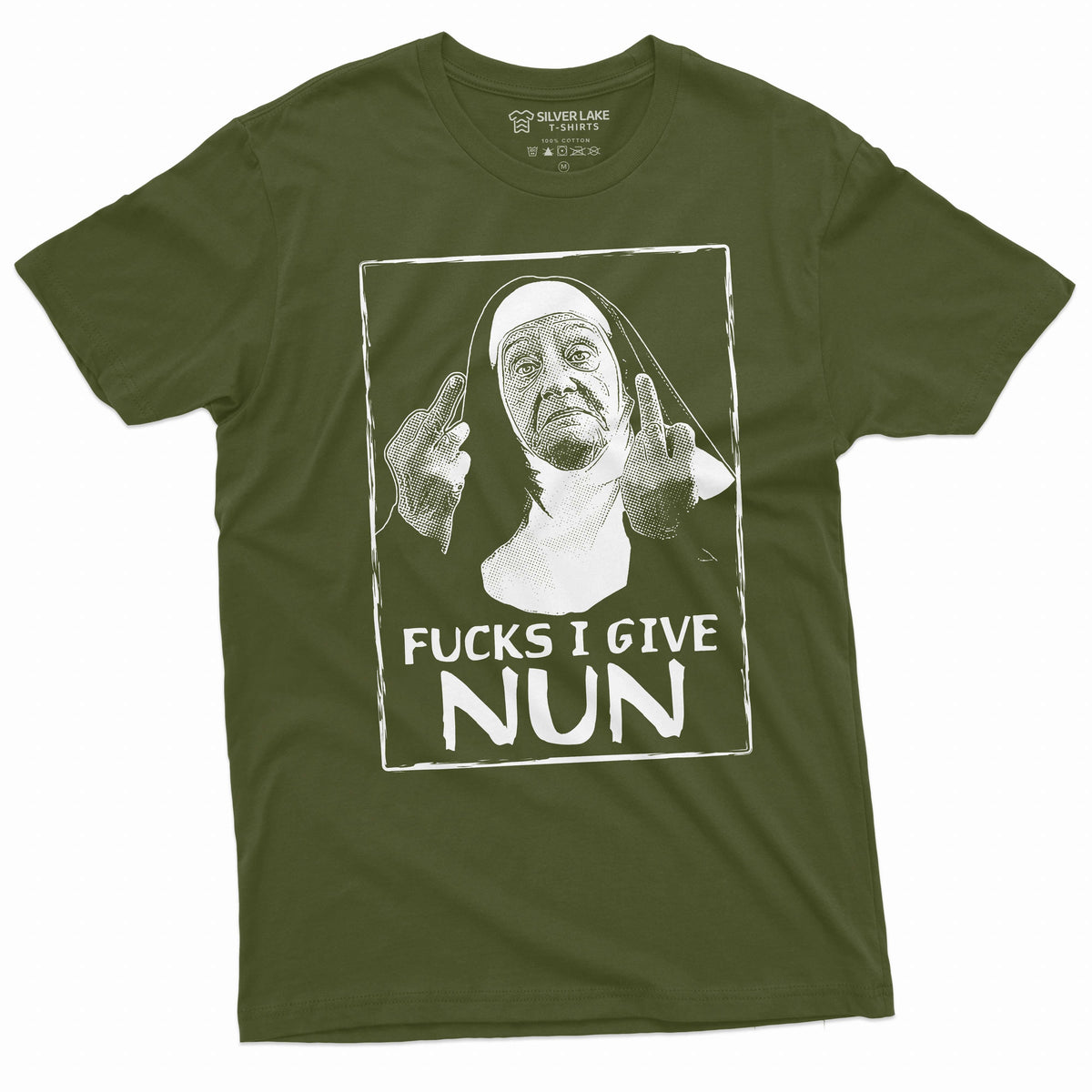 Men's Funny Shirt Nun F*CKS I Give Humorous Gifts Unholy product image 4