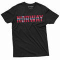 Men's Norway T-shirt Norge Norwegian Flag coat of arms tee product image 1