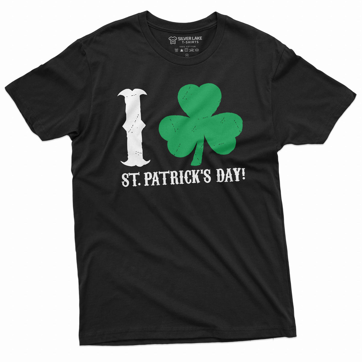 I clover St. Patrick's day T-shirt love Saint tee shirt product image 1