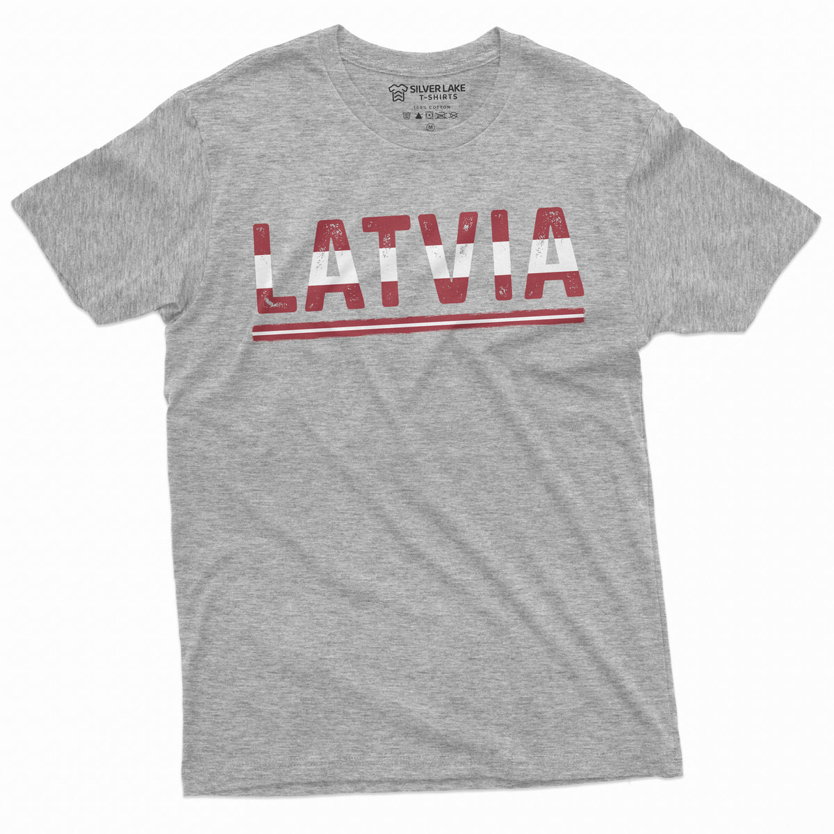 Men's Latvia T-shirt Latvian Flag Coat of arms Tee Shirt product image 11