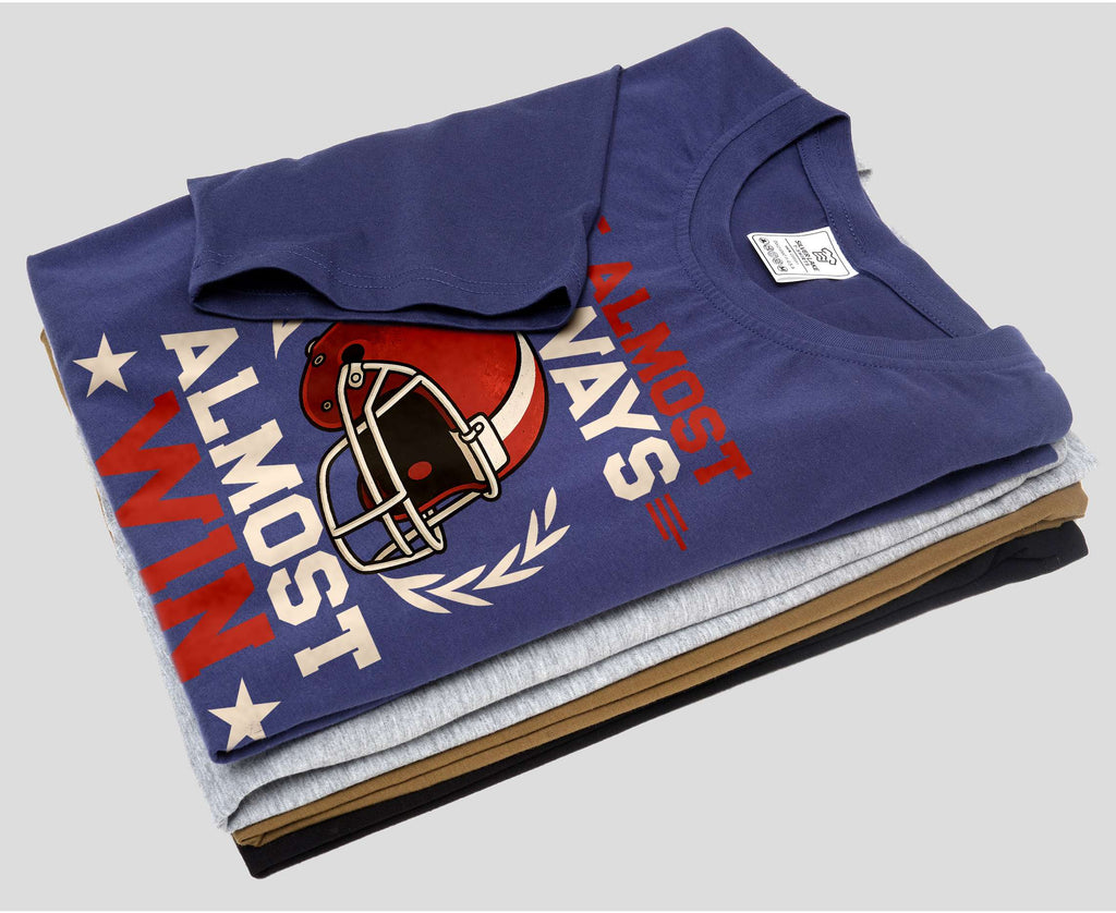 Men's Funny We almost always win sports football T-shirt product image 6
