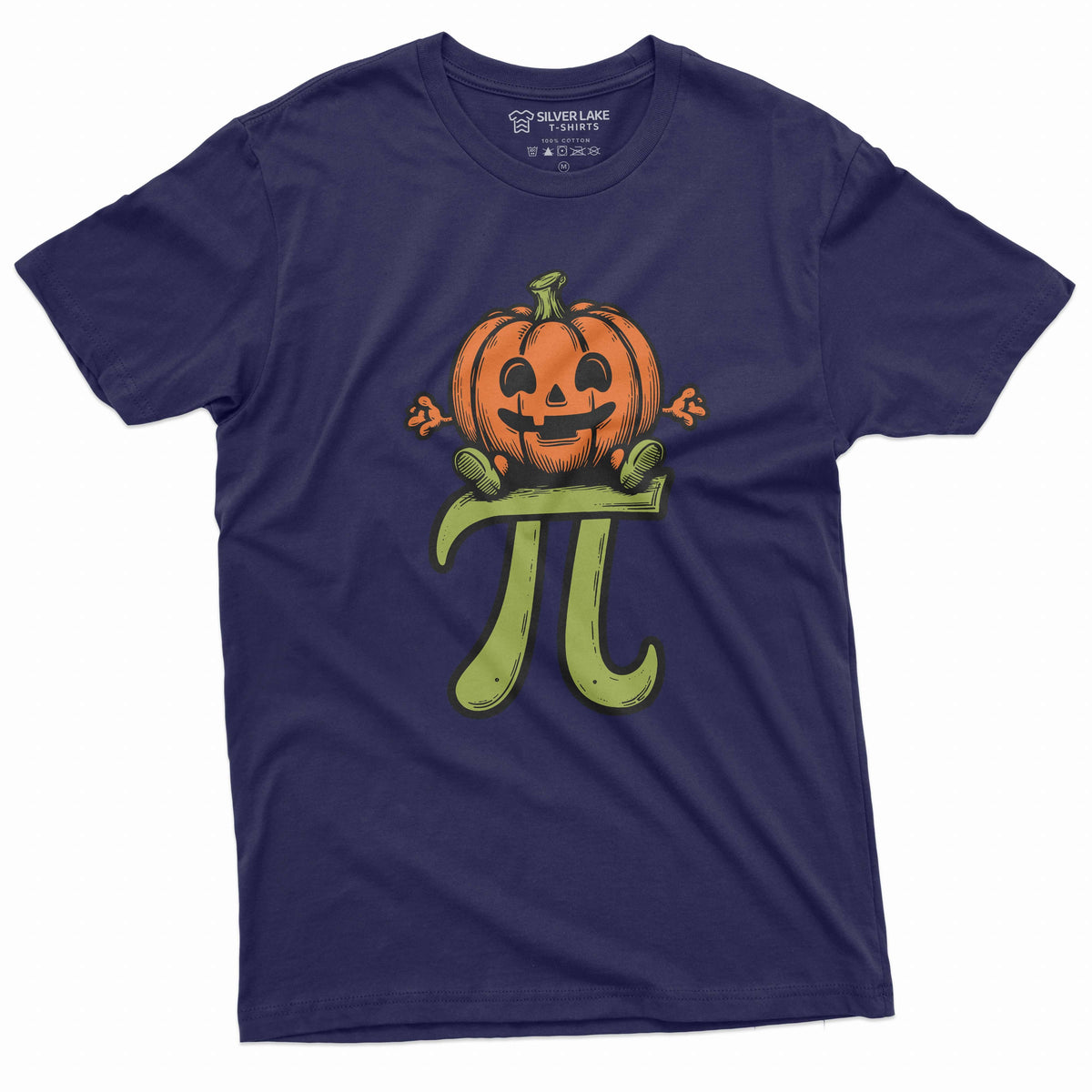 Halloween Funny Pumpkin T-shirt Pi Pie costume Tee shirt product image 3