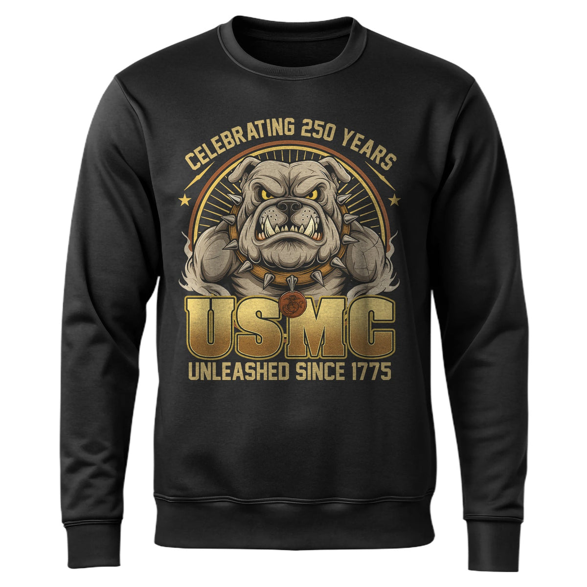 Celebrating 250 Years USMC Unleashed Sweatshirt product image 1