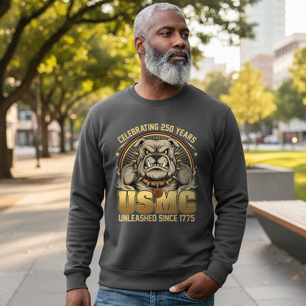 Celebrating 250 Years USMC Unleashed Sweatshirt product image 4