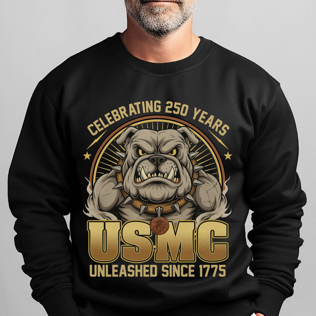 Celebrating 250 Years USMC Unleashed Sweatshirt product image 6