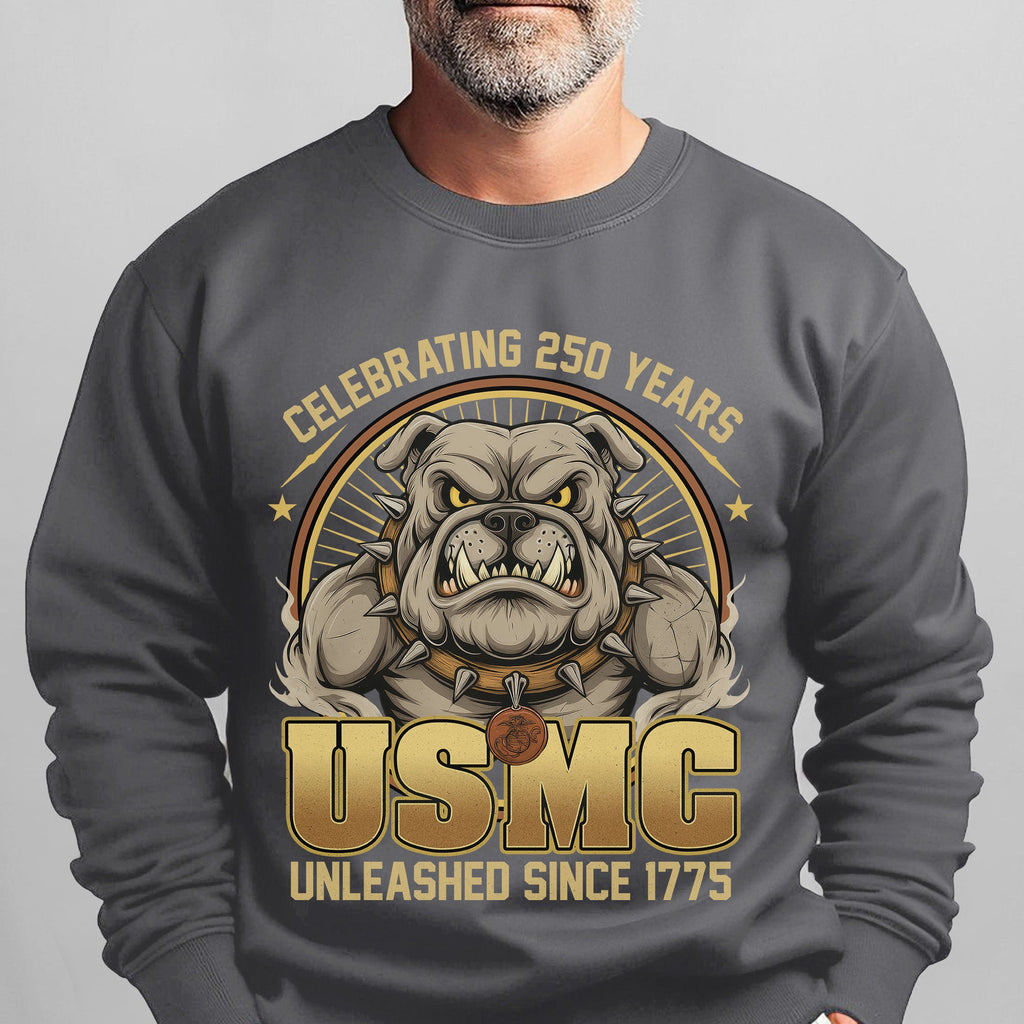 Celebrating 250 Years USMC Unleashed Sweatshirt product image 9