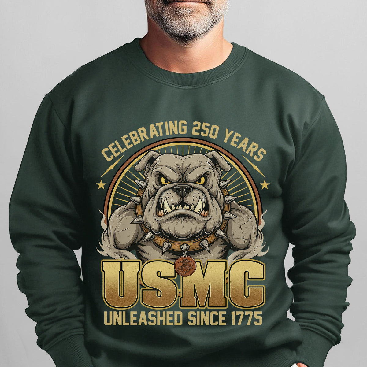 Celebrating 250 Years USMC Unleashed Sweatshirt product image 11