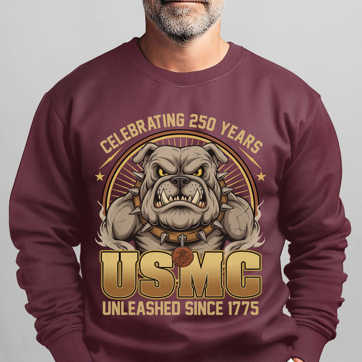 Celebrating 250 Years USMC Unleashed Sweatshirt product image 14