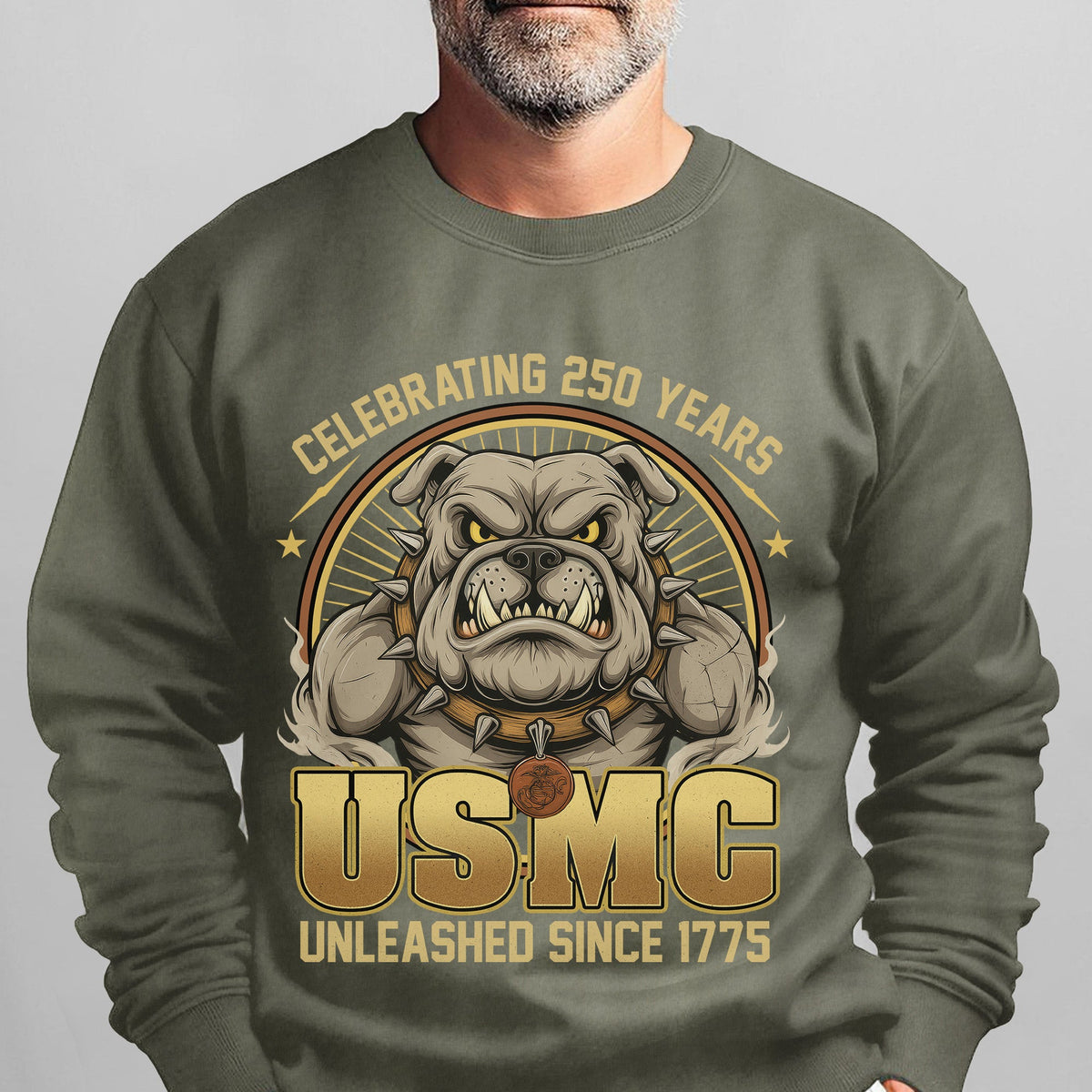 Celebrating 250 Years USMC Unleashed Sweatshirt product image 10