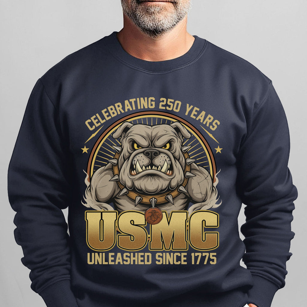 Celebrating 250 Years USMC Unleashed Sweatshirt product image 8