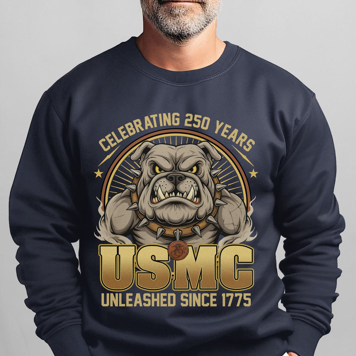 Celebrating 250 Years USMC Unleashed Sweatshirt product image 8