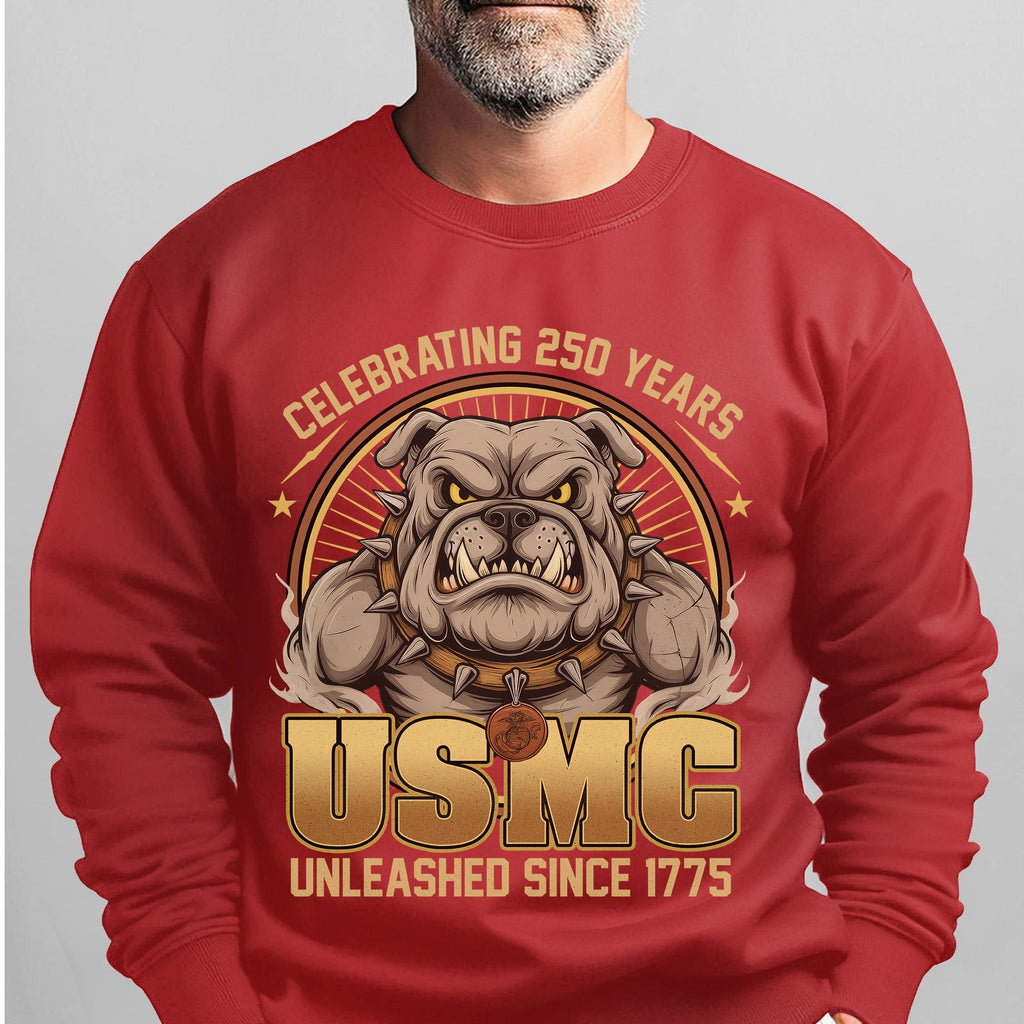 Celebrating 250 Years USMC Unleashed Sweatshirt product image 12