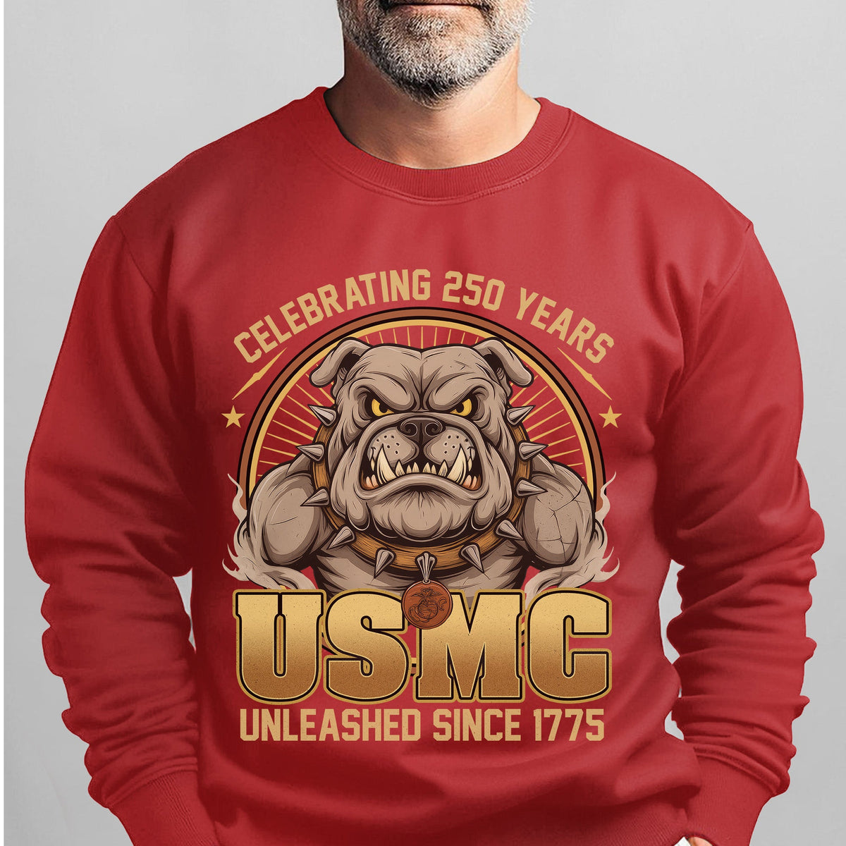 Celebrating 250 Years USMC Unleashed Sweatshirt product image 12
