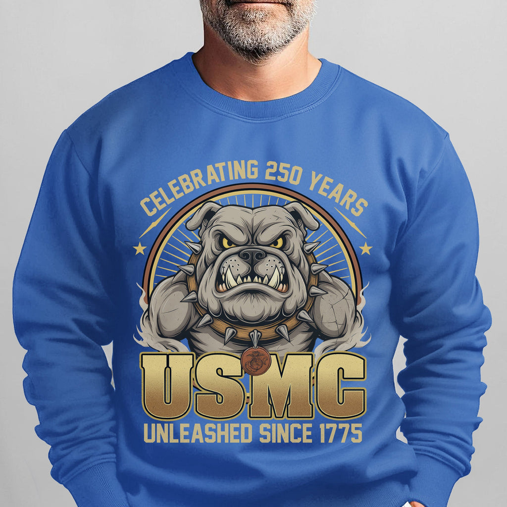 Celebrating 250 Years USMC Unleashed Sweatshirt product image 13