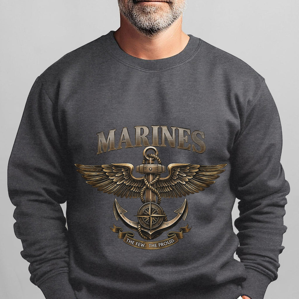 Marines The Few Proud Honor Courage Sweatshirt product image 7