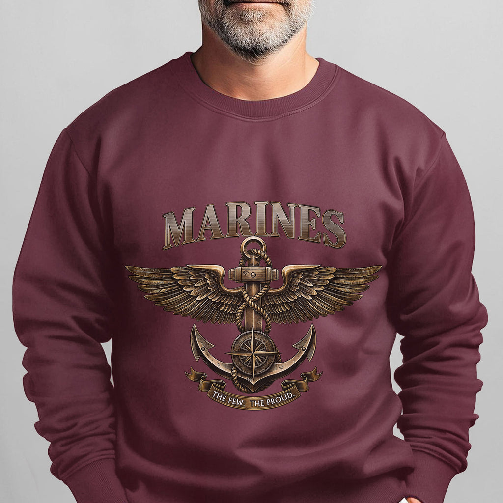 Marines The Few Proud Honor Courage Sweatshirt product image 14