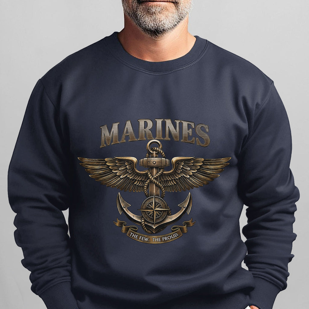 Marines The Few Proud Honor Courage Sweatshirt product image 8