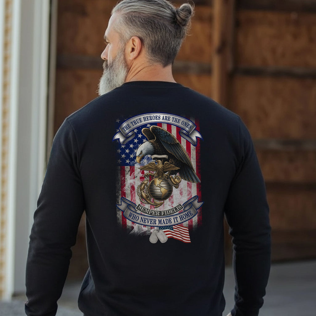 The True Heroes Are Ones Who Never Sweatshirt product image 2